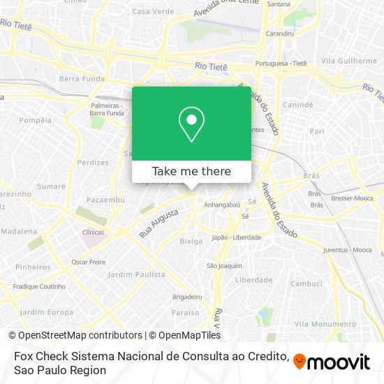 Fox Check Sistema Nacional de Consulta ao Credito map