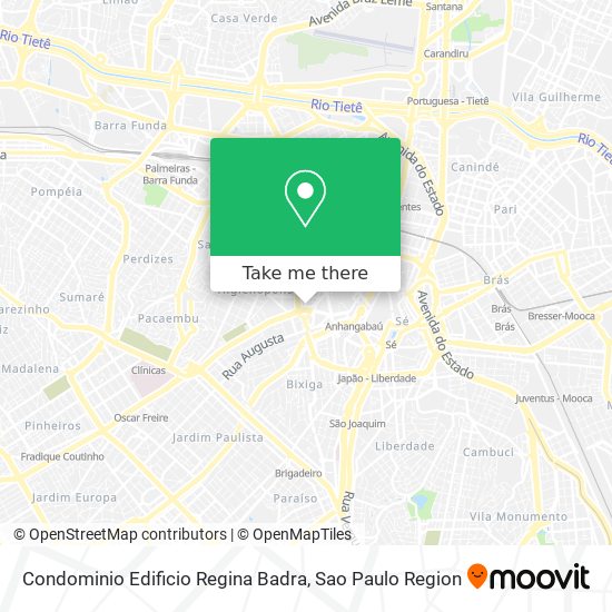 Mapa Condominio Edificio Regina Badra