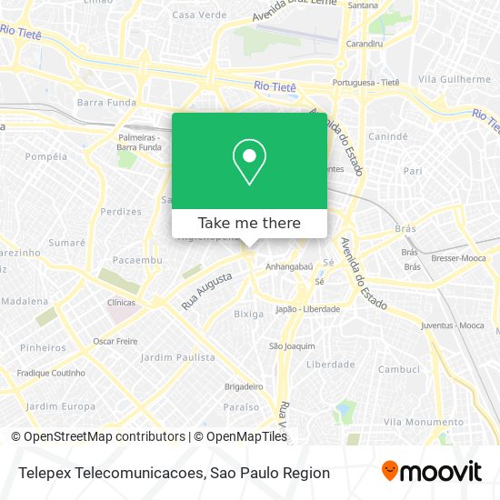 Telepex Telecomunicacoes map