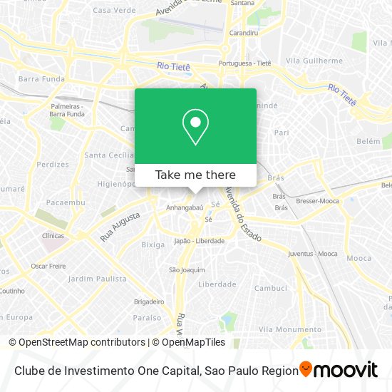 Clube de Investimento One Capital map