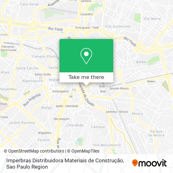 Imperbras Distribuidora Materiais de Construção map