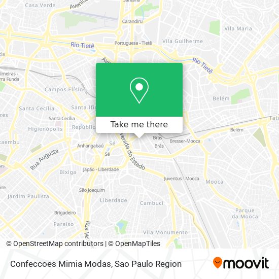Confeccoes Mimia Modas map