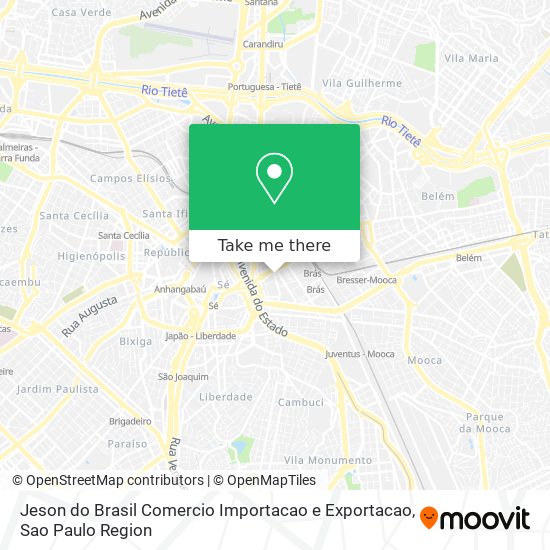 Jeson do Brasil Comercio Importacao e Exportacao map