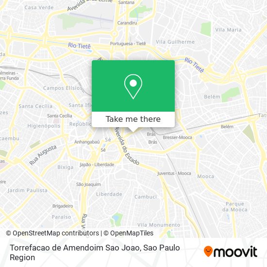 Mapa Torrefacao de Amendoim Sao Joao