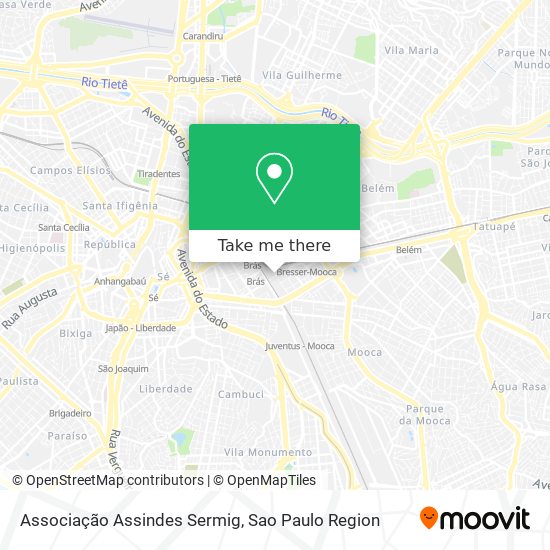 Associação Assindes Sermig map