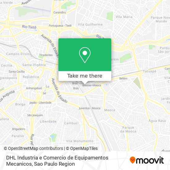 Mapa DHL Industria e Comercio de Equipamentos Mecanicos