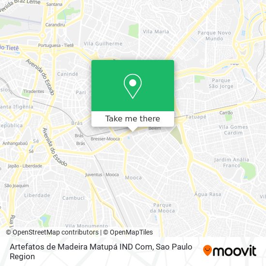 Artefatos de Madeira Matupá IND Com map