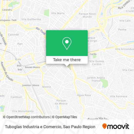 Mapa Tuboglas Industria e Comercio