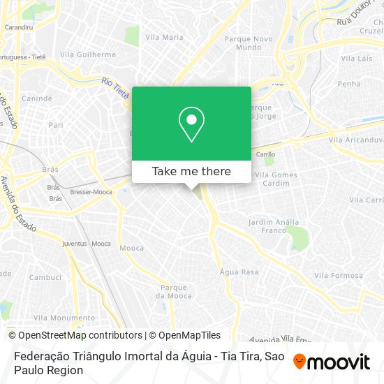 Mapa Federação Triângulo Imortal da Águia - Tia Tira