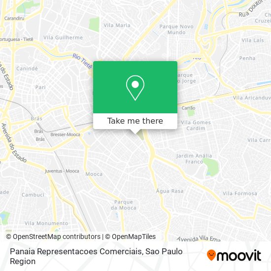 Panaia Representacoes Comerciais map