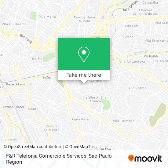 F&R Telefonia Comercio e Servicos map