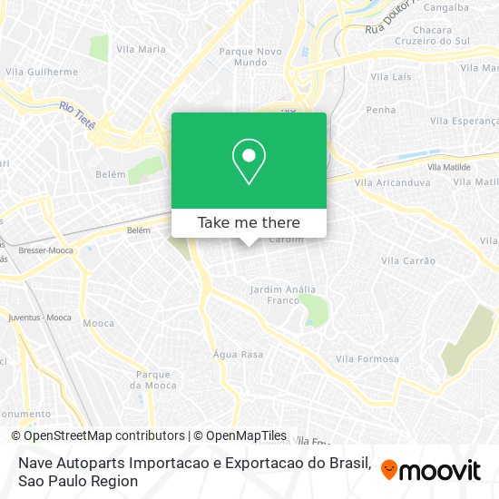 Nave Autoparts Importacao e Exportacao do Brasil map