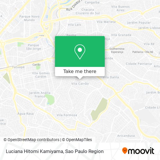 Luciana Hitomi Kamiyama map