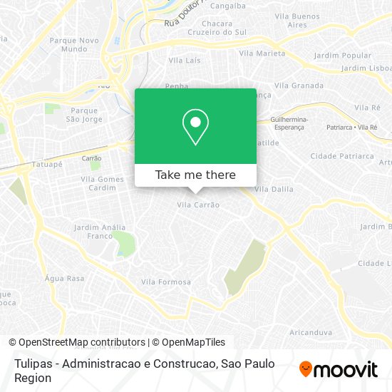 Mapa Tulipas - Administracao e Construcao