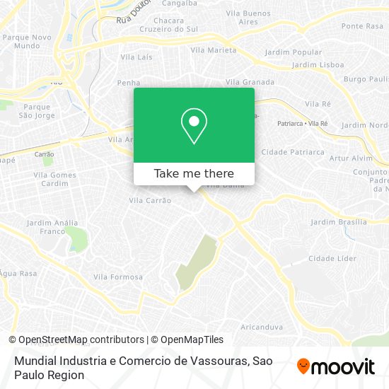 Mundial Industria e Comercio de Vassouras map