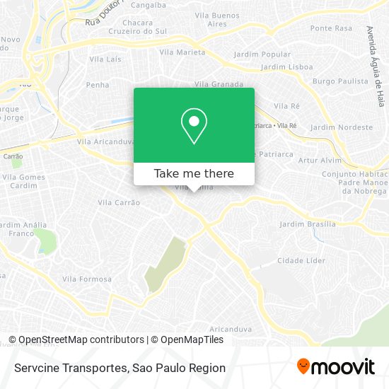 Servcine Transportes map