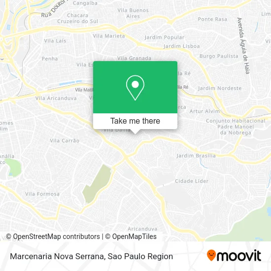 Marcenaria Nova Serrana map