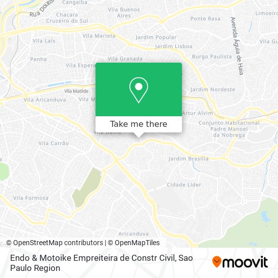 Endo & Motoike Empreiteira de Constr Civil map