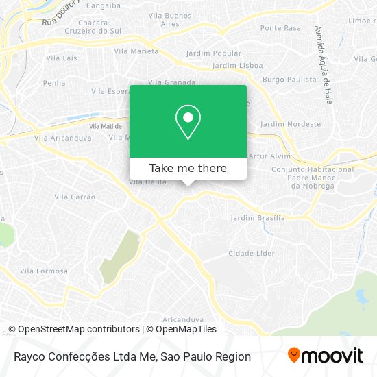 Rayco Confecções Ltda Me map