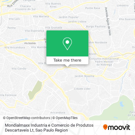 Mondialmaxx Industria e Comercio de Produtos Descartaveis Lt map