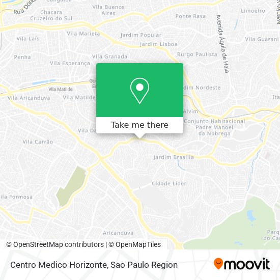 Centro Medico Horizonte map