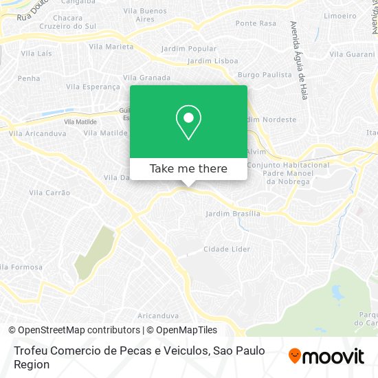 Trofeu Comercio de Pecas e Veiculos map