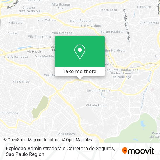 Explosao Administradora e Corretora de Seguros map