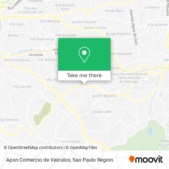 Apsn Comercio de Veiculos map