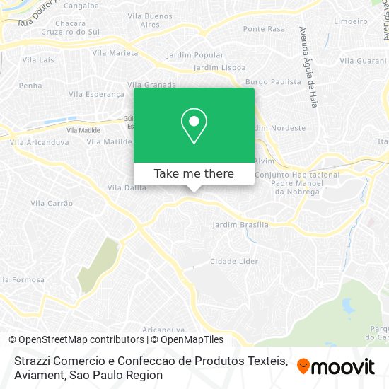 Mapa Strazzi Comercio e Confeccao de Produtos Texteis, Aviament