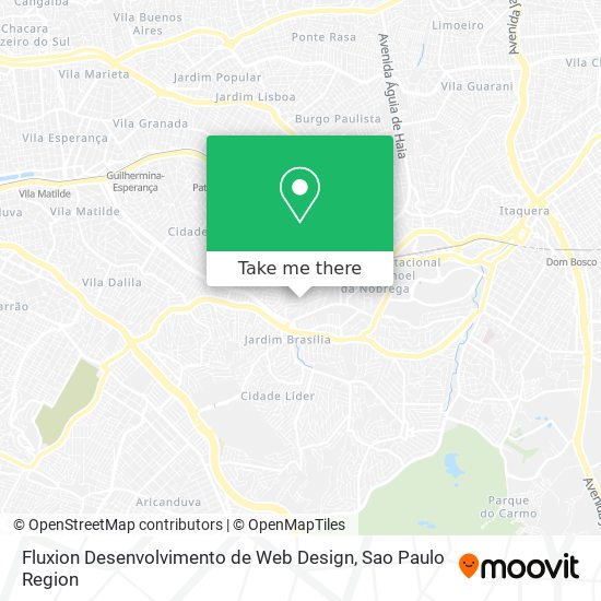 Fluxion Desenvolvimento de Web Design map