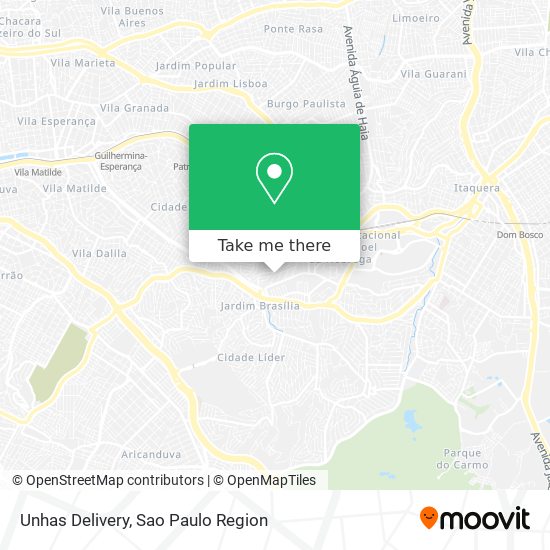 Mapa Unhas Delivery