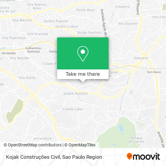 Kojak Construções Civil map