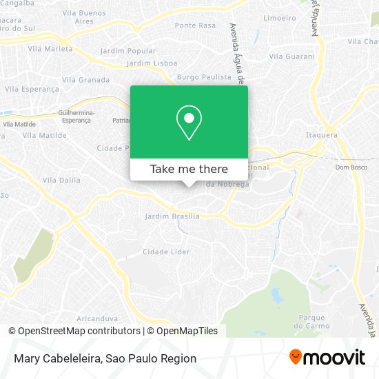 Mary Cabeleleira map