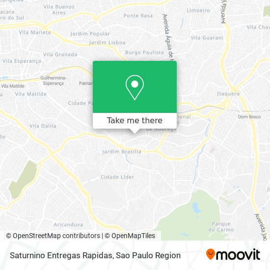 Saturnino Entregas Rapidas map