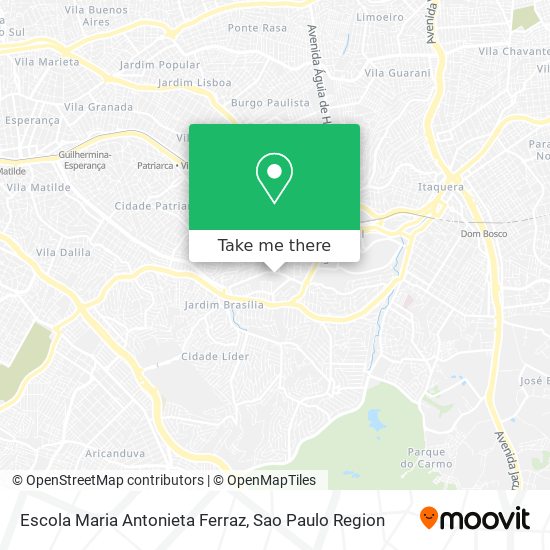 Mapa Escola Maria Antonieta Ferraz