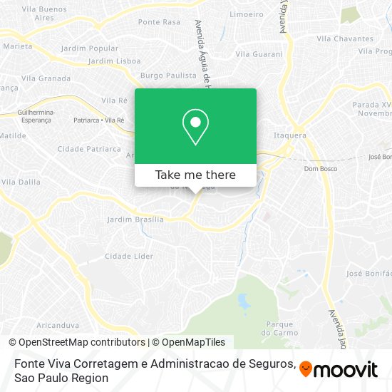Fonte Viva Corretagem e Administracao de Seguros map