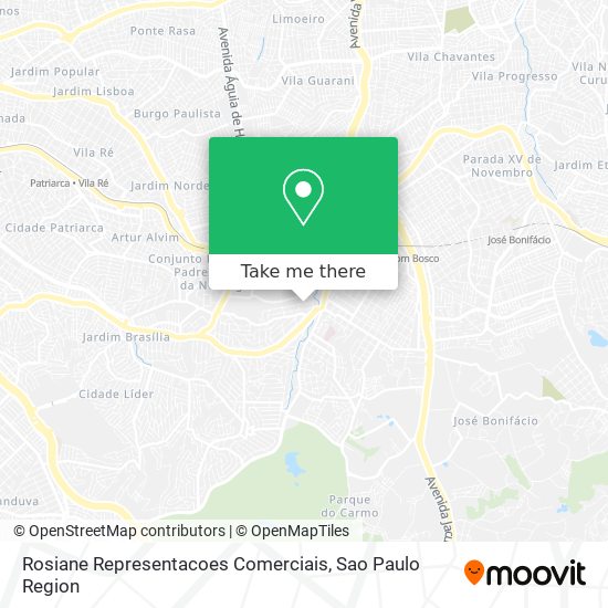 Rosiane Representacoes Comerciais map