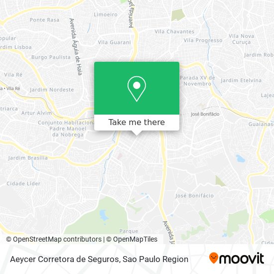 Aeycer Corretora de Seguros map