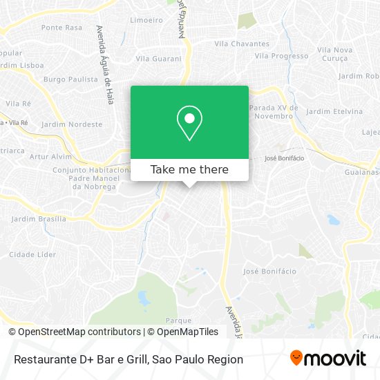 Restaurante D+ Bar e Grill map