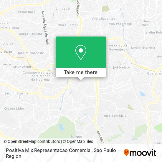 Positiva Mix Representacao Comercial map