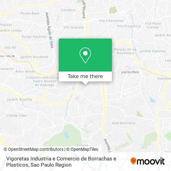 Mapa Vigoretas Industria e Comercio de Borrachas e Plasticos