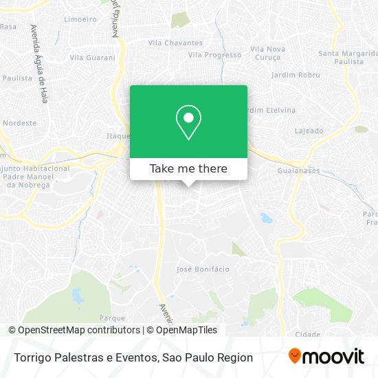 Torrigo Palestras e Eventos map