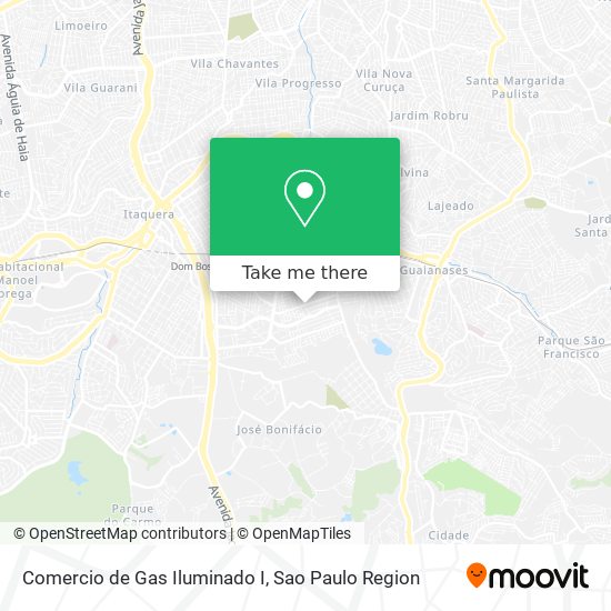 Comercio de Gas Iluminado I map