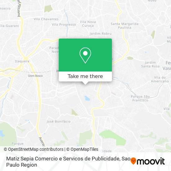 Matiz Sepia Comercio e Servicos de Publicidade map