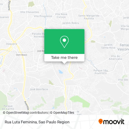 Rua Luta Feminina map