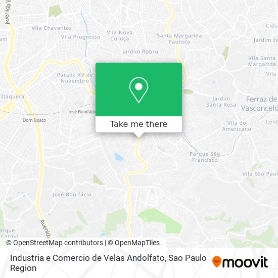Industria e Comercio de Velas Andolfato map