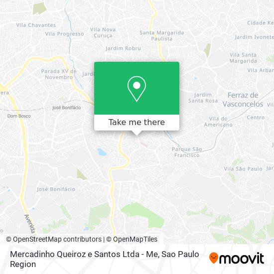 Mercadinho Queiroz e Santos Ltda - Me map