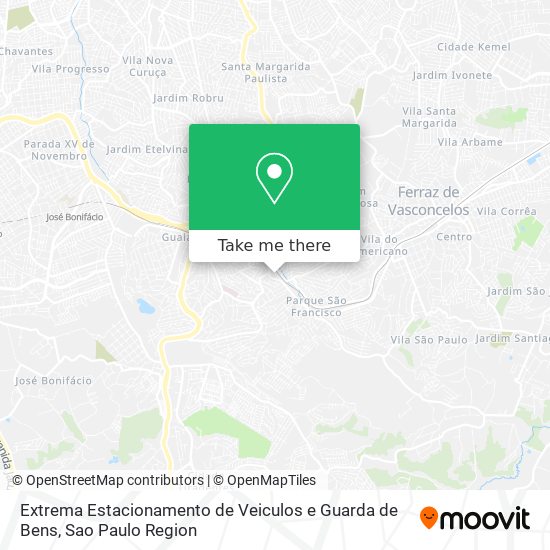 Mapa Extrema Estacionamento de Veiculos e Guarda de Bens