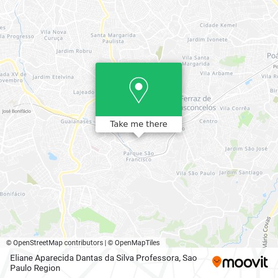 Eliane Aparecida Dantas da Silva Professora map
