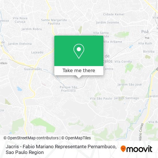 Jacris - Fabio Mariano Representante Pernambuco map